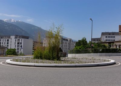 Giratoire des Platanes - Sierre - Melly Constructions SA