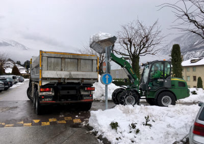 Déblaiement neige et salage routier - Melly Constructions SA