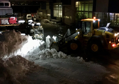 Déblaiement neige et salage routier - Melly Constructions SA