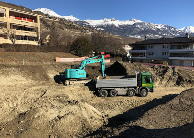 Transport camion Melly Constructions SA
