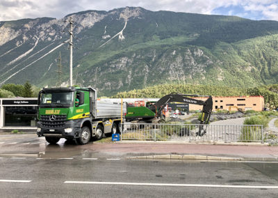Transport camion Melly Constructions SA