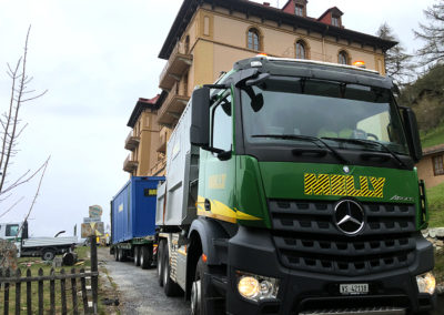 Transport camion Melly Constructions SA