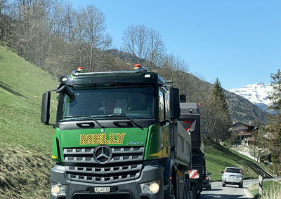 Transport camion Melly Constructions SA